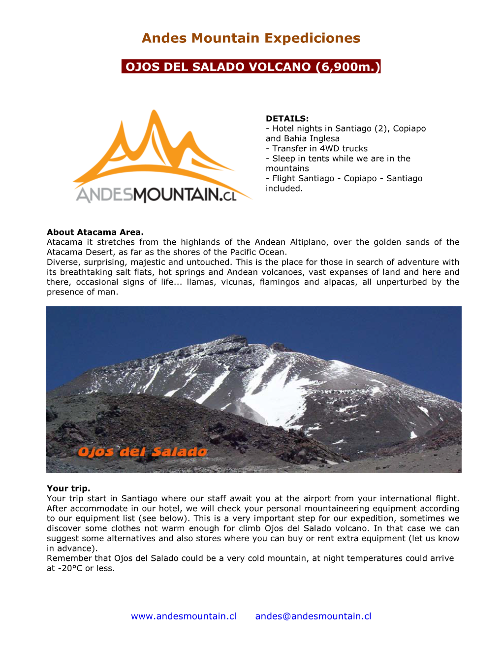 Andes Mountain Expediciones