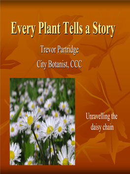 Every Plant Tells a Story
