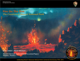 Fire on the Rim: the Creation of Hawaii National Park