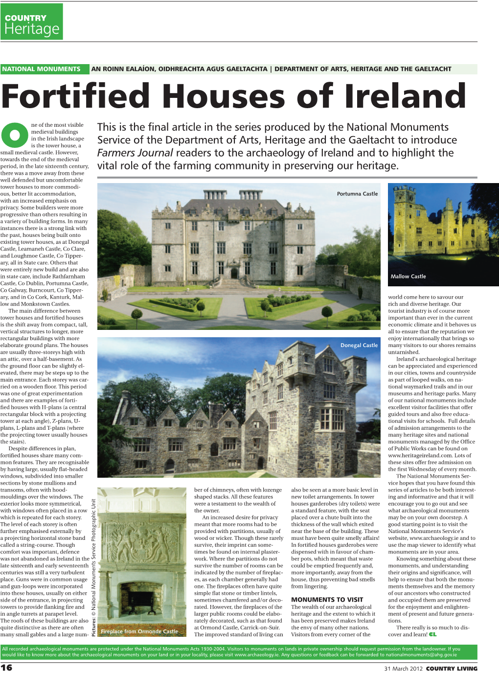 Fortified Houses of Ireland
