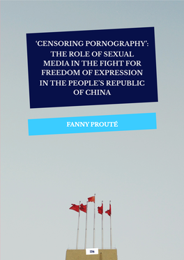 'Censoring Pornography': the Role Of
