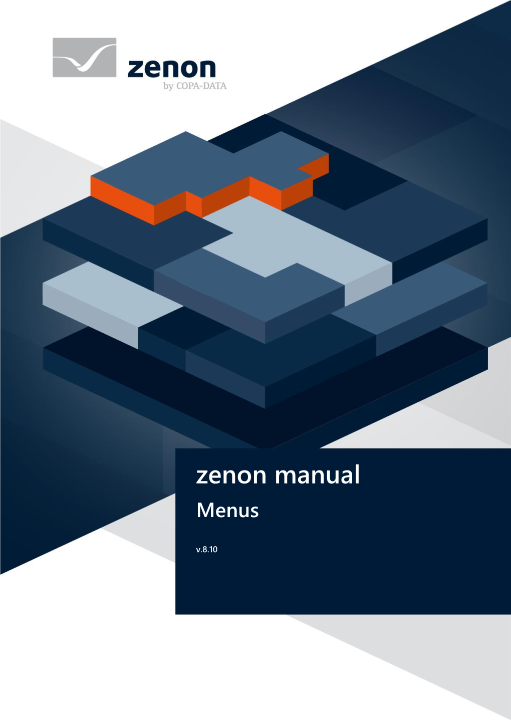 Zenon Manual Menus V.8.10