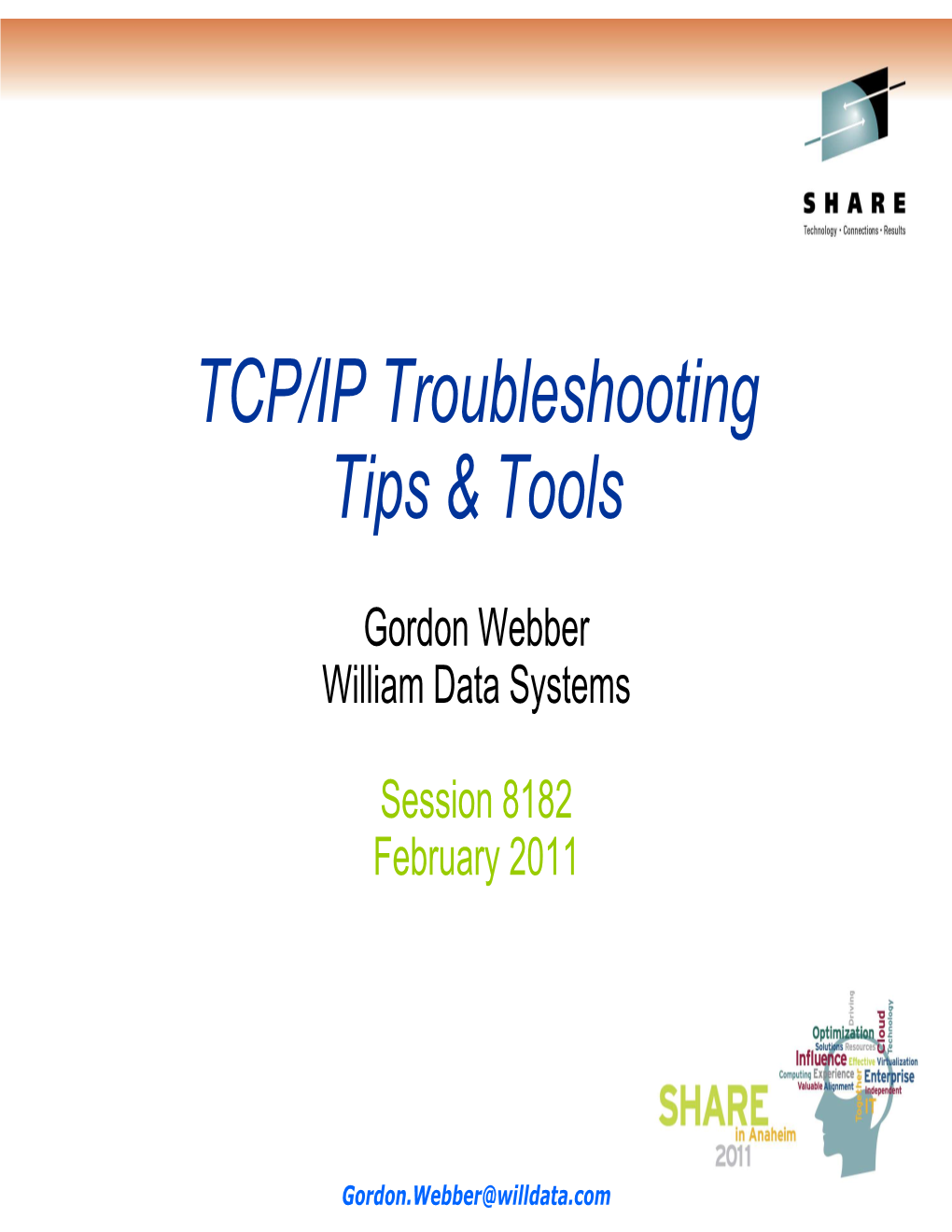 TCP/IP Troubleshooting Tips & Tools