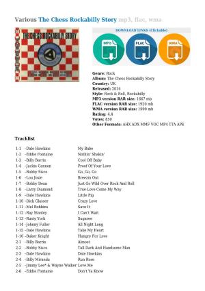Various the Chess Rockabilly Story Mp3, Flac, Wma