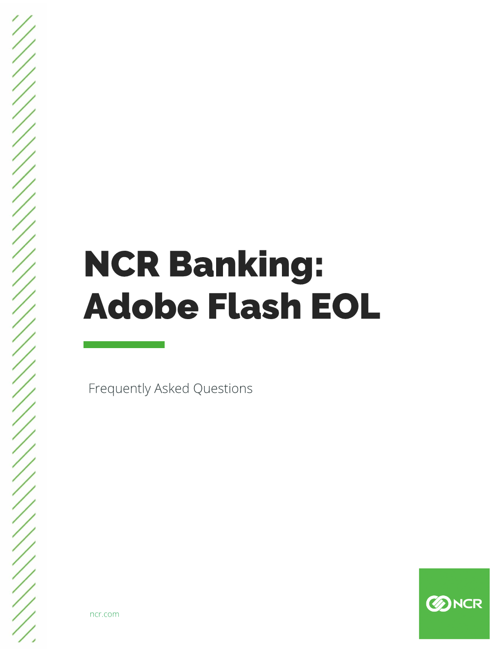 NCR Banking: Adobe Flash