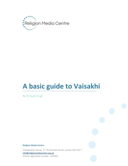 A Basic Guide to Vaisakhi