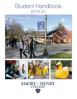Student Handbook 2019-20
