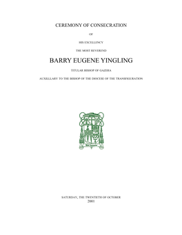 Barry Eugene Yingling