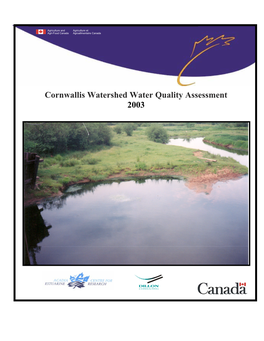 Cornwallis Watershed Water Quality Assessment