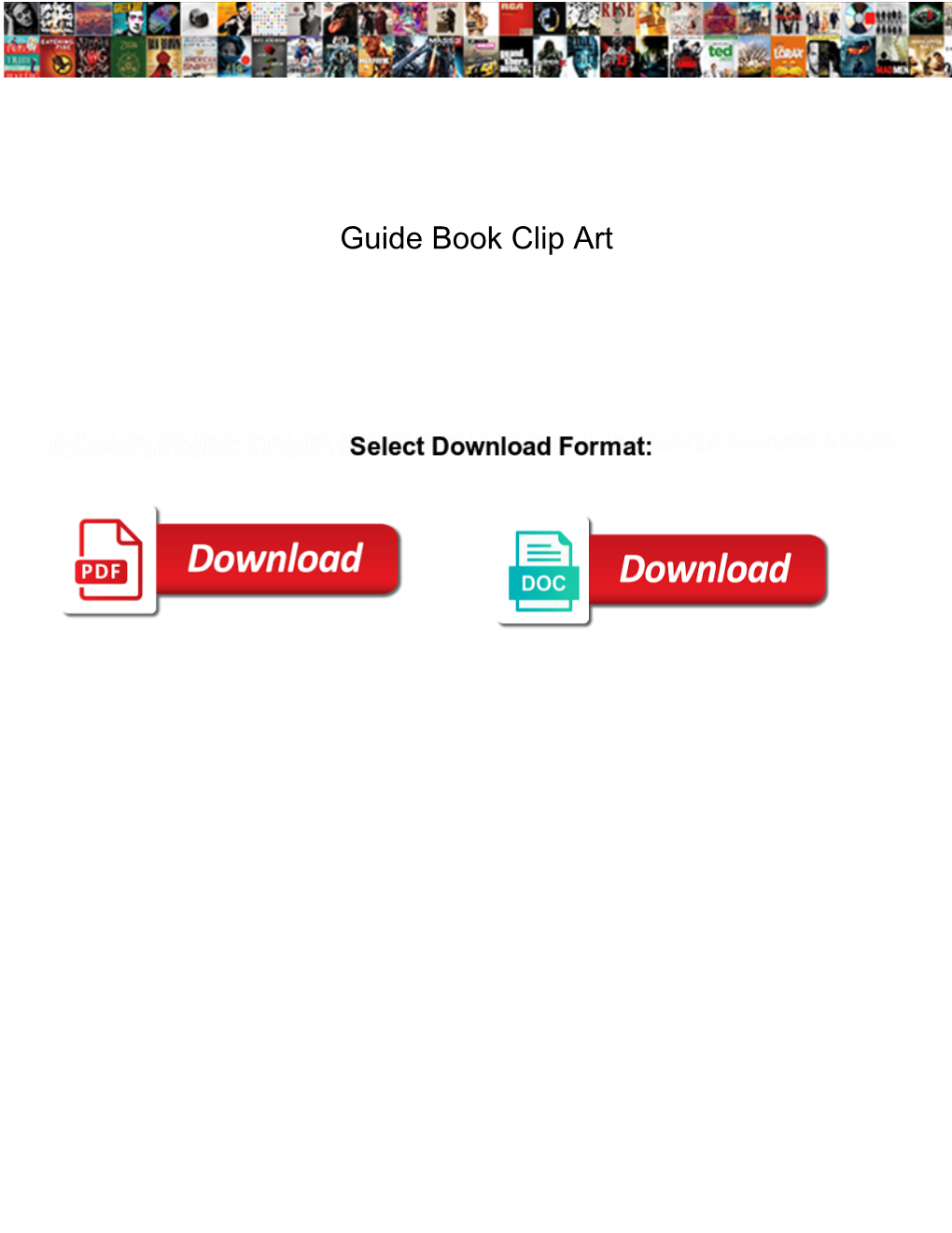 Guide Book Clip Art