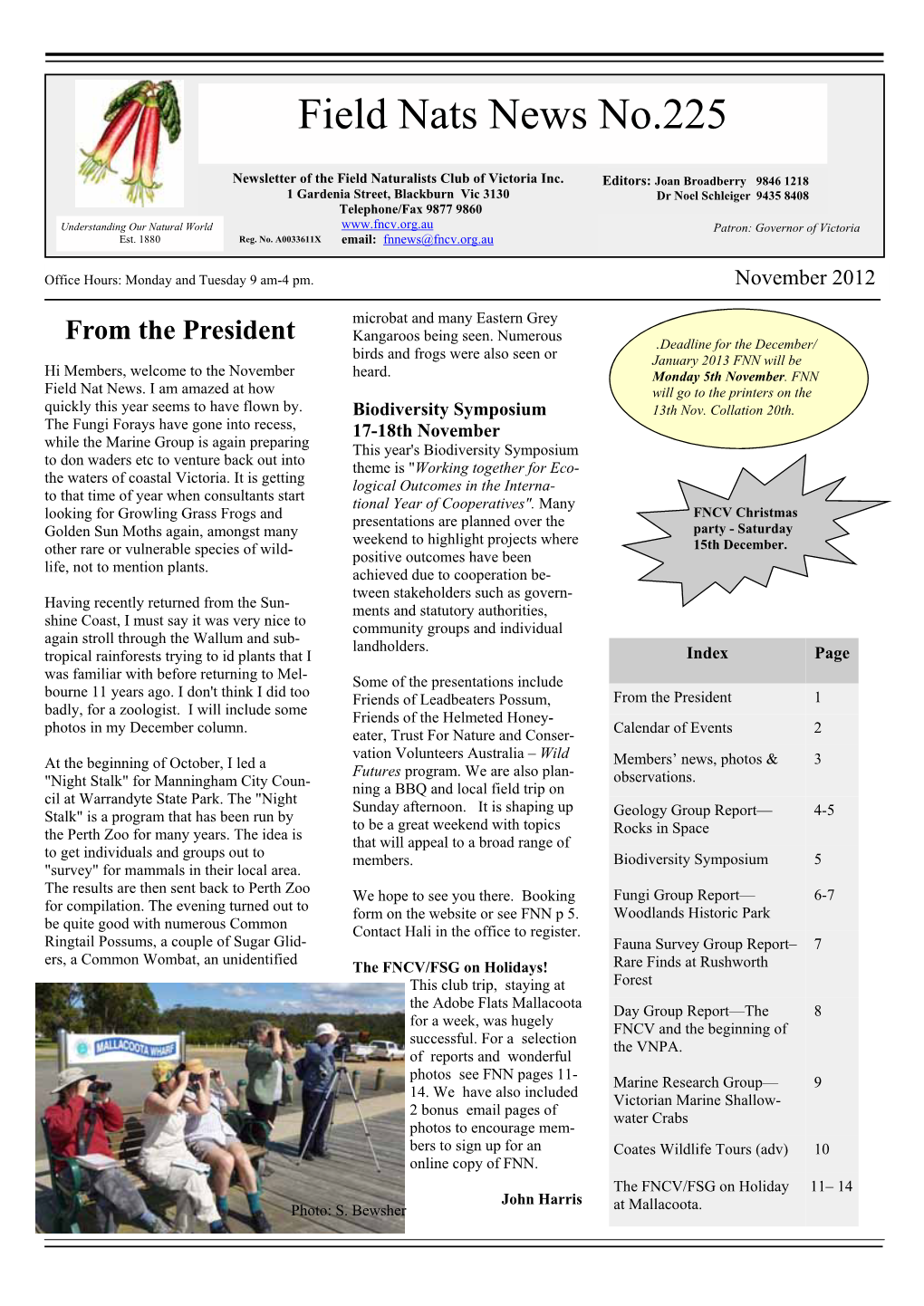 Field Nats News No.225