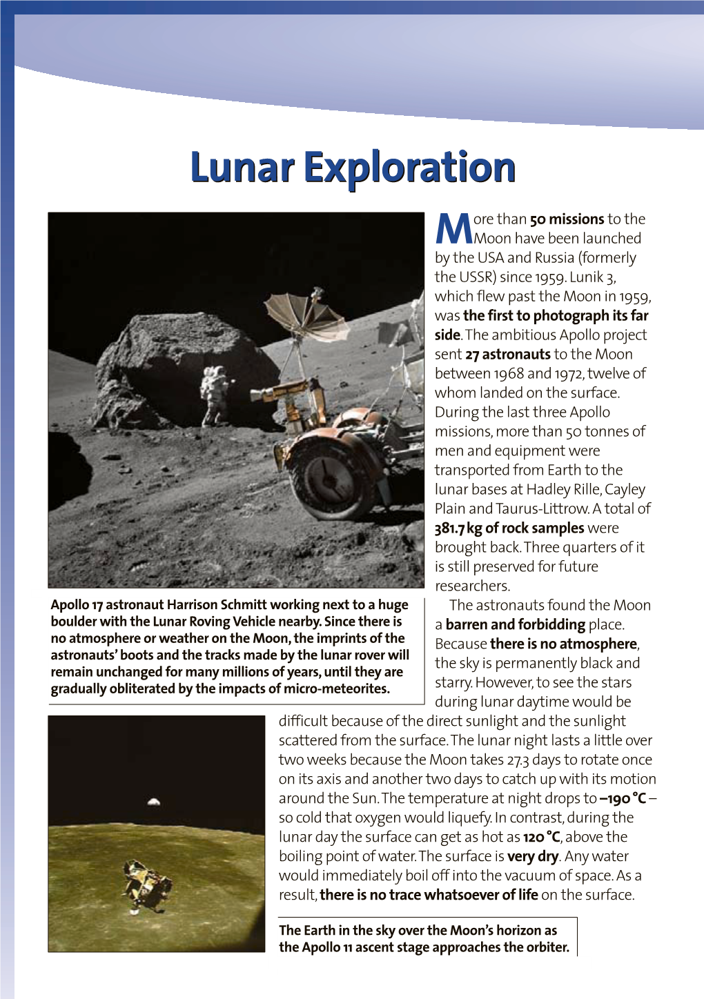 RAS-Lunar Exploration