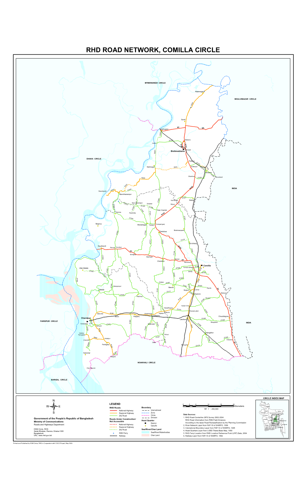 Rhd Road Network, Comilla Circle