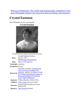 Crystal Eastman