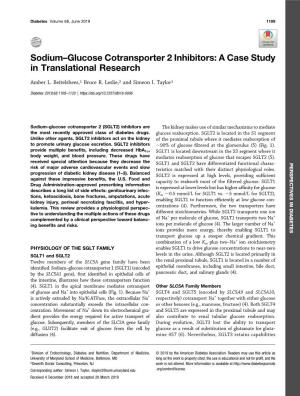 Sodium–Glucose Cotransporter 2 Inhibitors: a Case Study in Translational Research