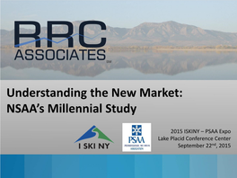 Understanding the New Market: NSAA's Millennial Study