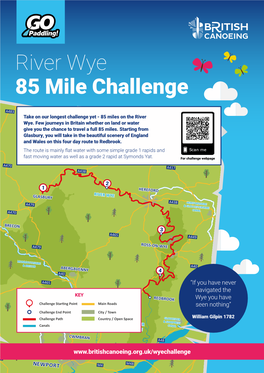 River Wye 85 Mile Challenge A49