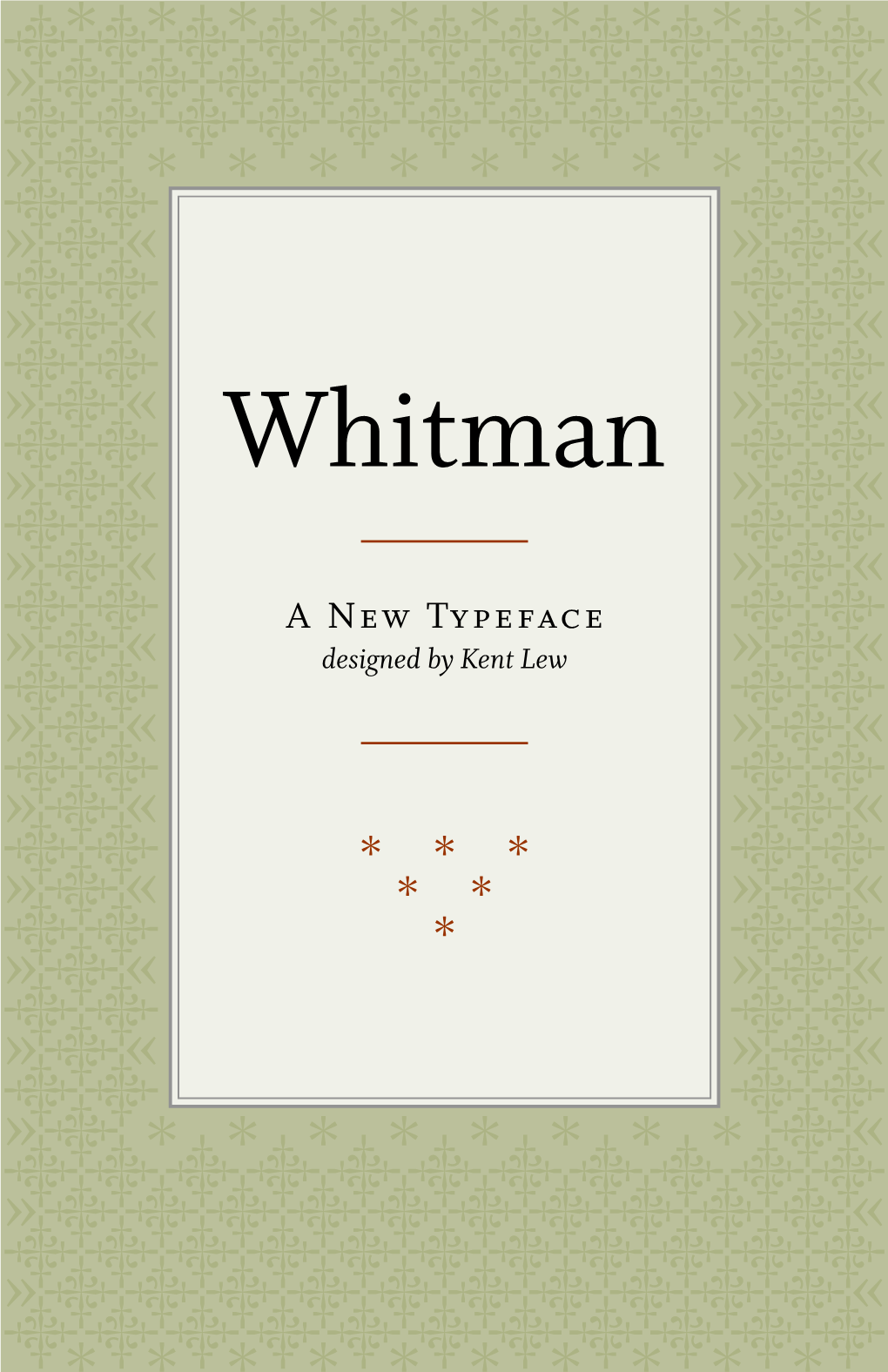 Whitman PDF Specimen