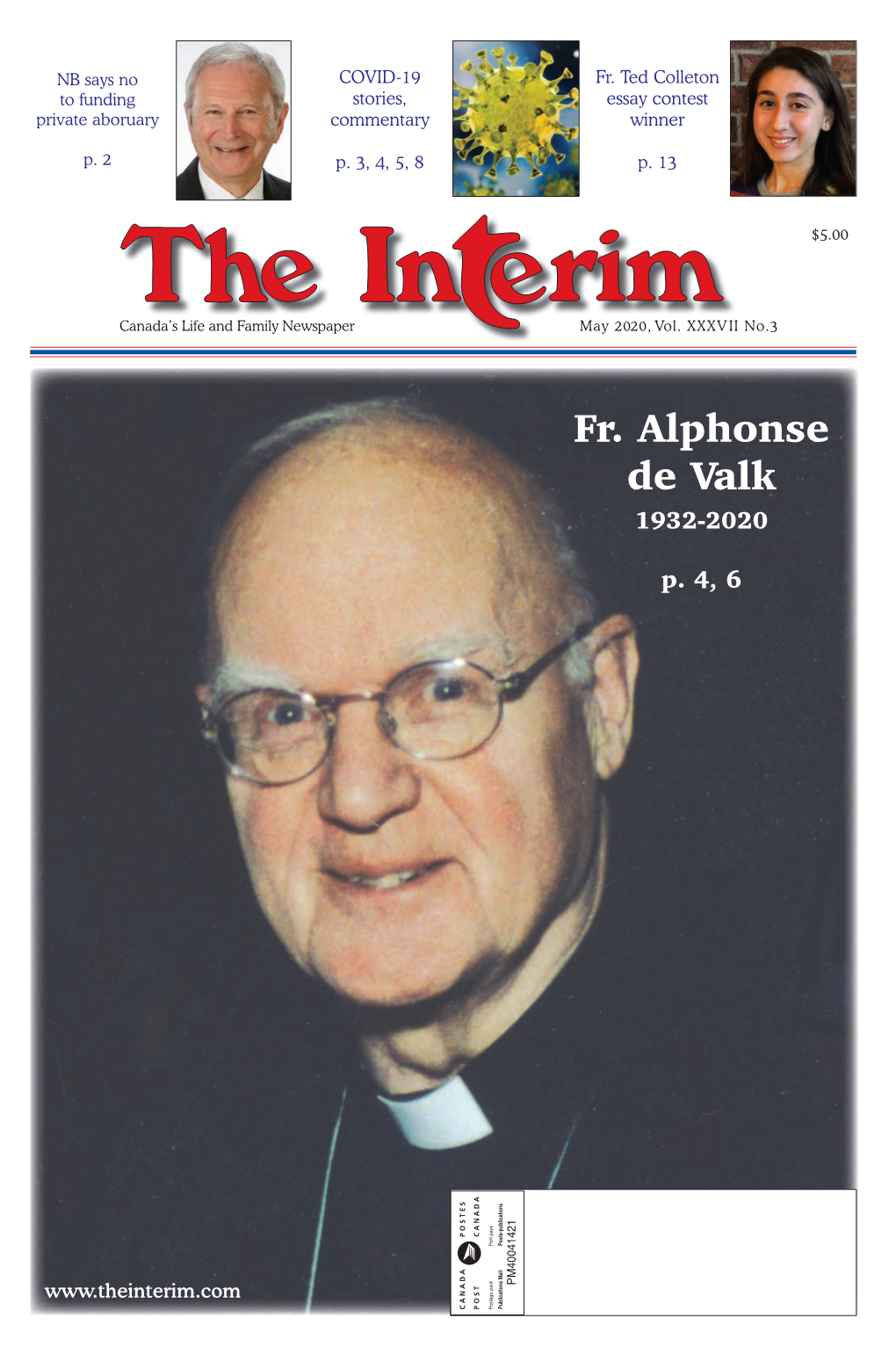 Fr. Alphonse De Valk 1932-2020