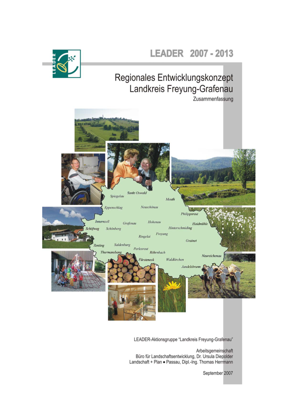 Zusammenfassung Für Das Regionale Entwicklungskonzept Der LAG Freyung-Grafenau