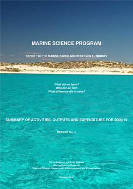 Marine Science Program