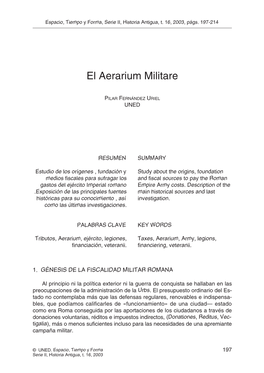 El Aerarium Militare