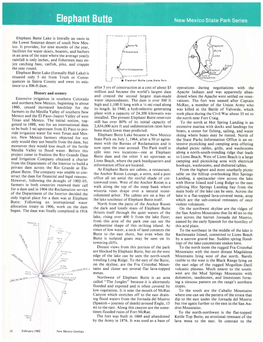 Elephant Butte Lake--New Mexico State Parks Series