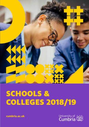 Schools and Colleges Booklet 2018/19