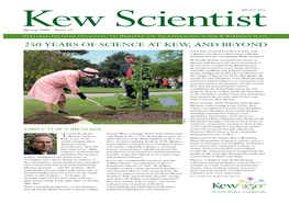 250 Years of Science at Kew, and Beyond