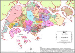 Map of Planning Areas/Subzones in Singapore