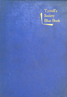 Tyrell's Society Blue Book 1902