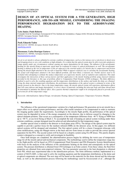 Design of an Optical System for a 5Th Generation, High