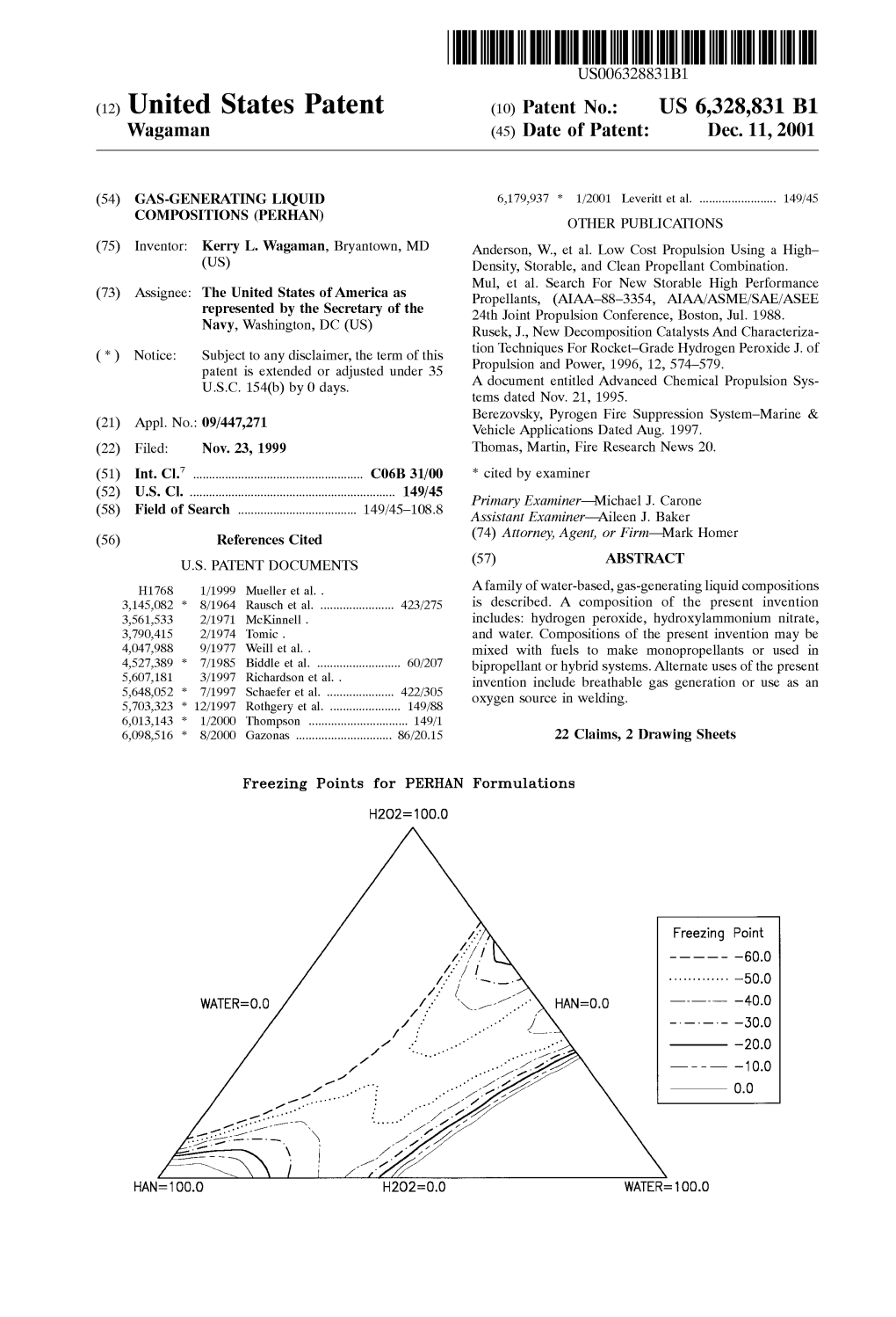 (12) United States Patent (10) Patent No.: US 6,328,831 B1 Wagaman (45) Date of Patent: Dec