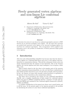 Freely Generated Vertex Algebras and Non-Linear Lie Conformal