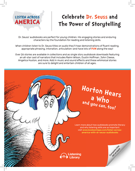 Horton Hears a Who and You Can, Too!
