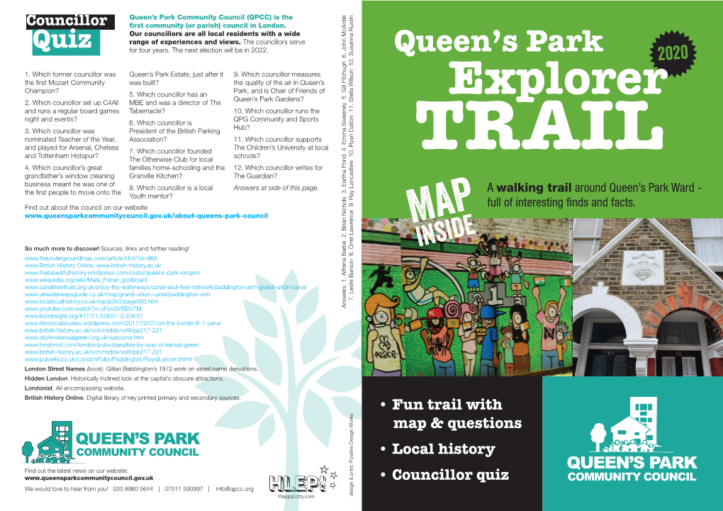 Download Your Copy of the Queen's Park Explorer Trail Here
