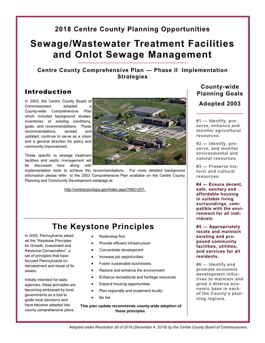 Sewage Facilities Management (PDF)