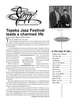 Topeka Jazz Festival Leads a Charmed Life