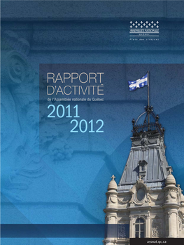 Rapport D'activité 2011-2012