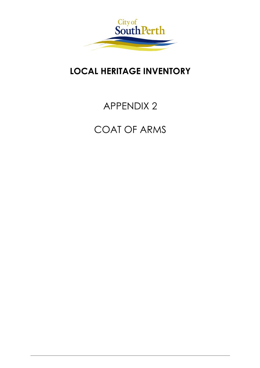 Appendix 2 Coat of Arms