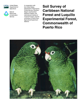 Soil Survey of Caribbean National Forest and Luquillo Experimental Forest, Commonwealth of Puerto Rico