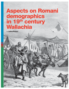 Aspects on Romani Demographics in 19Th Century Wallachia by Julieta Rotaru Peer-Reviewed Article 35