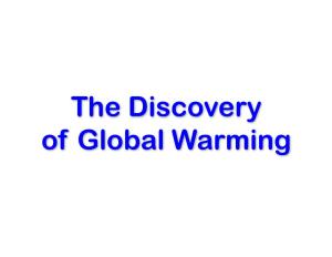 The Discovery of Global Warming Read All About It!