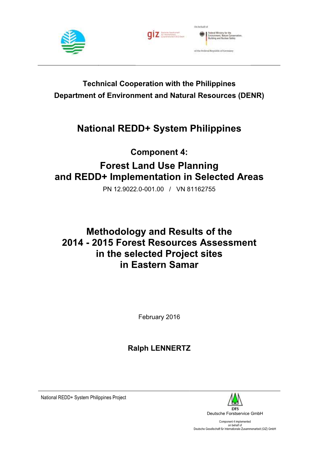 National REDD+ System Philippines Forest Land Use Planning And