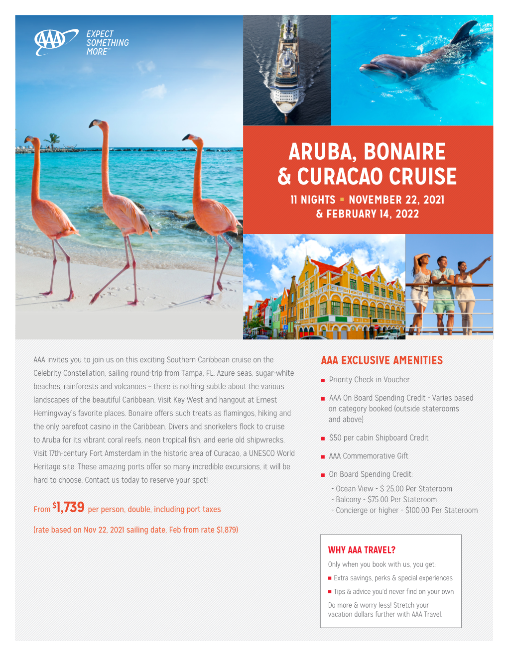Aruba, Bonaire & Curacao Cruise