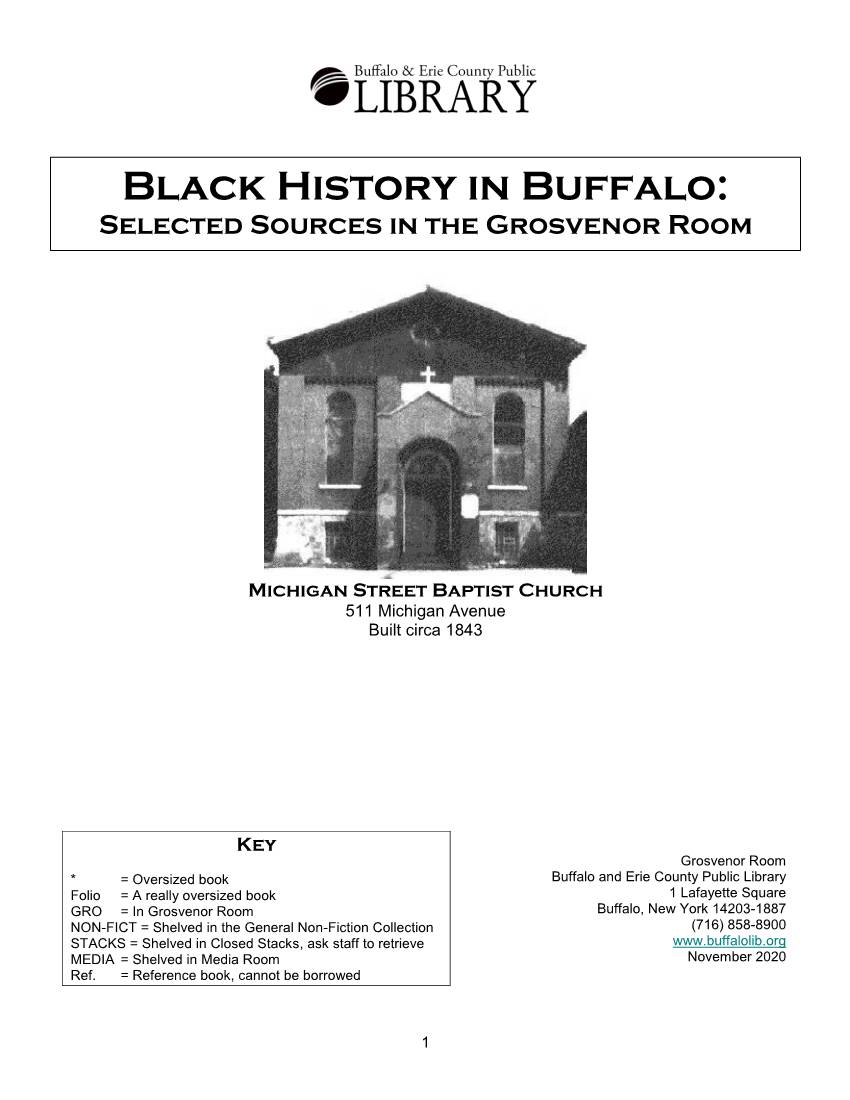 Black History in Buffalo