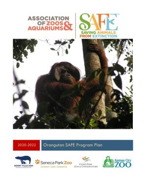 Orangutan SAFE Program Plan