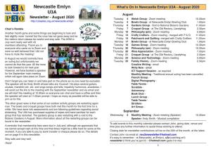 What's on in Newcastle Emlyn
