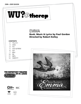 EMMA Book, Music & Lyrics by Paul Gordon Directed by Robert Kelley
