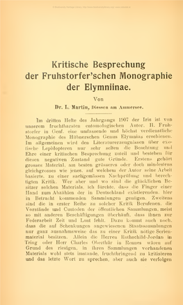 Deutsche Entomologische Zeitschrift Iris